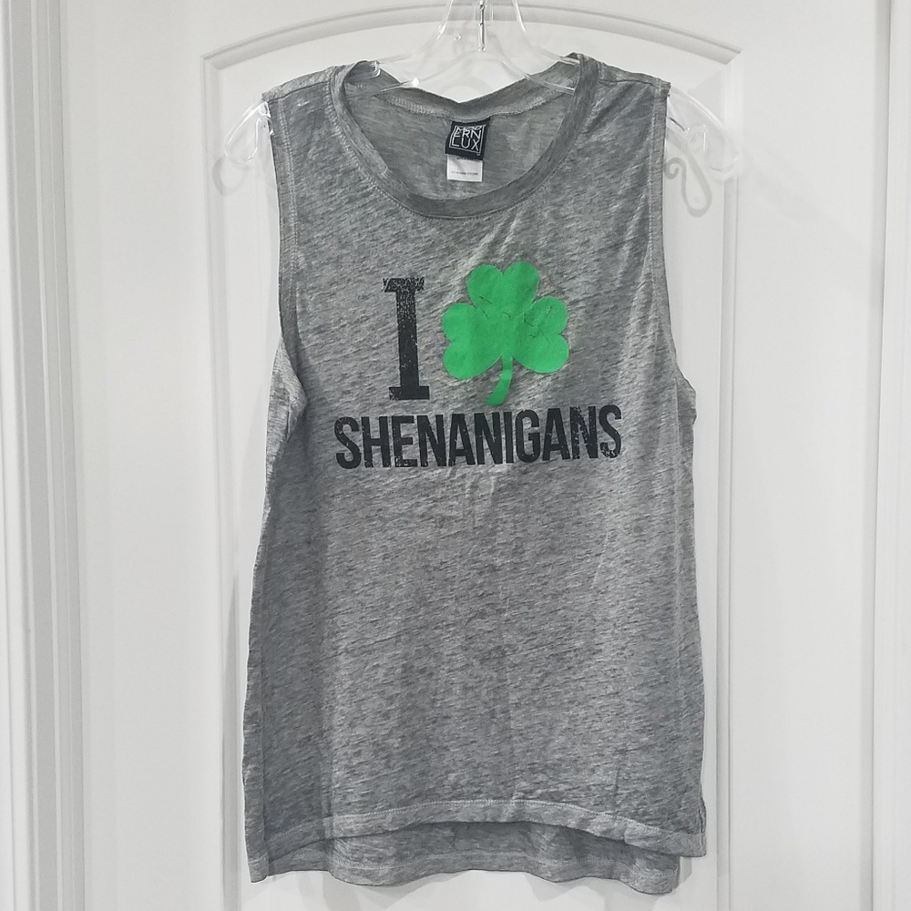 I Love Shenanigans Muscle Tee St. Patrick's Day